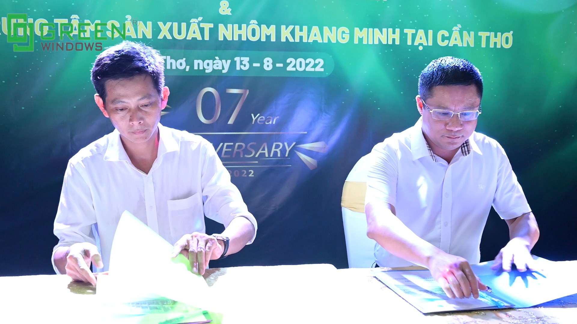 Lễ ký kết hợp tác Green Windows - Khang Minh group