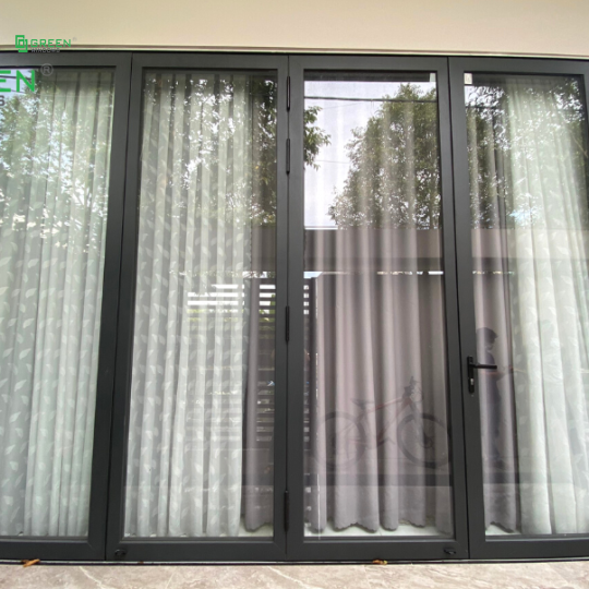Cửa xếp trượt 4 cánh nhôm Topal Prima 
