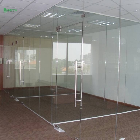 CỬA KÍNH BẢN LỀ SÀN 1